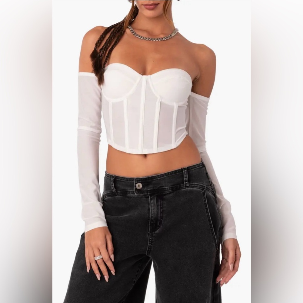 White Corset Top